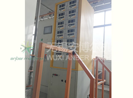 Control cabinet for powder gun